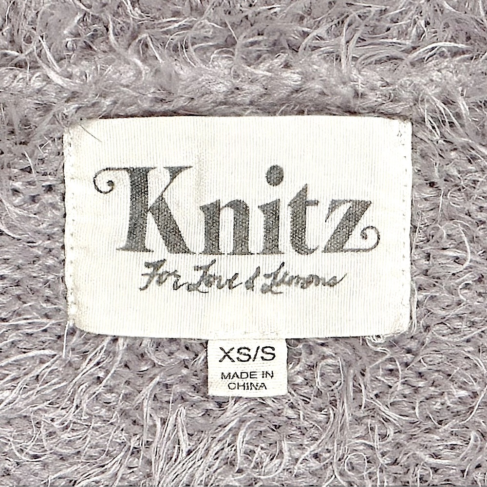 For Love and Lemons Lavender Long Fuzzy Cardigan - Picture 13 of 16